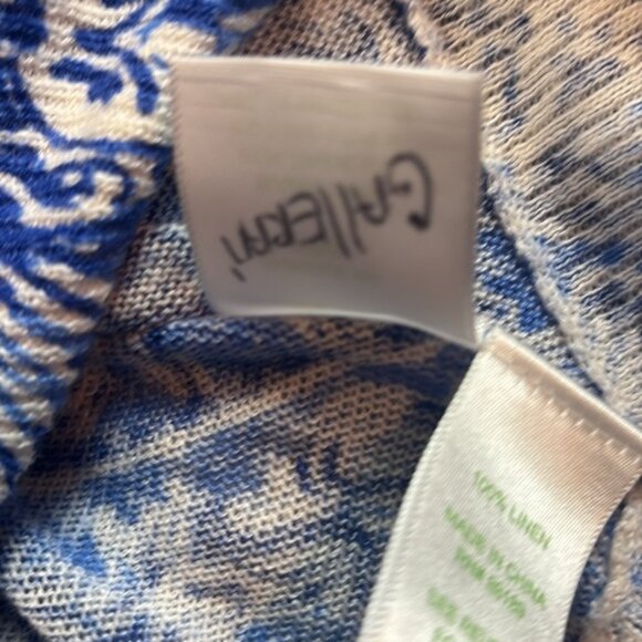 Lilly Pulitzer Jameson Linen Blue Crush Sweater, size xs/s, good used condition - Picture 8 of 8